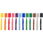Faber-Castell Jumbo Connector Pen  Marker Asstd (Wlt 12)