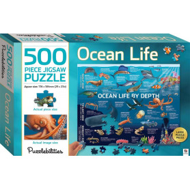 Puzzlebilities: Ocean Life 500 Piece Jigsaw Puzzle
