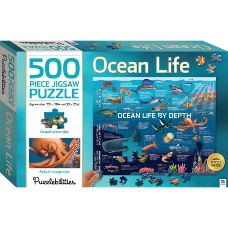 Puzzlebilities: Ocean Life 500 Piece Jigsaw Puzzle
