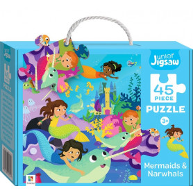 Junior Jigsaw Small: Mermaids & Narwhals