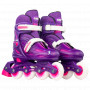 148 Adjustable Inline Skate PURPLE GLITTER  | SML j11-1