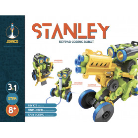 Johnco - Stanley: 3-in-1 Keypad Coding Robot