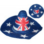 49CM AUSSIE MEXICAN SOMBRERO HAT WITH FLAG DESIGN