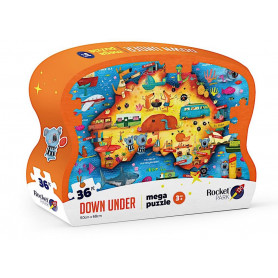 ROCKET PARK DOWN UNDER 36PC MEGA PUZZLE