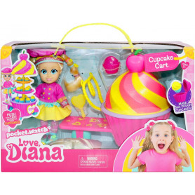 Love Diana Mini Doll Food Stall Playset