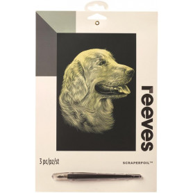 Reeves Gold Scraperfoil - Golden Retriever