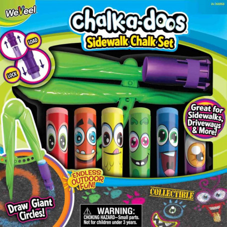 Chalk-a-doos Sidewalk Chalk Set