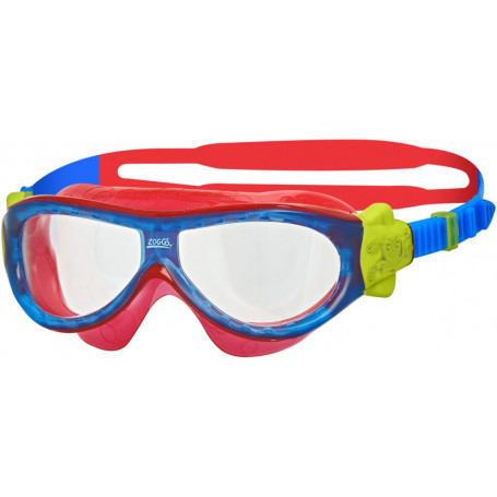 Zoggs - Phantom Kids Mask Blue/Red/Clear