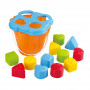 PLAYGO - SHAPE SORTING BUCKET - 12 PCS