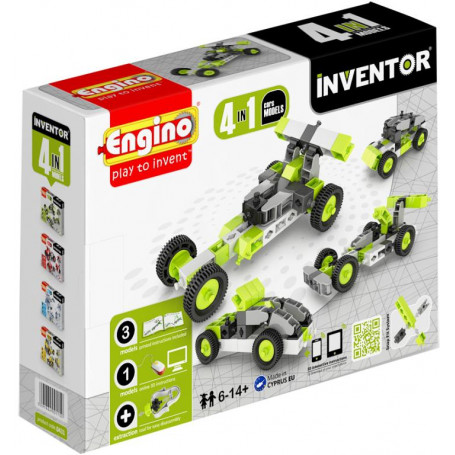 ENGINO - INVENTOR 4 MODELS CARS