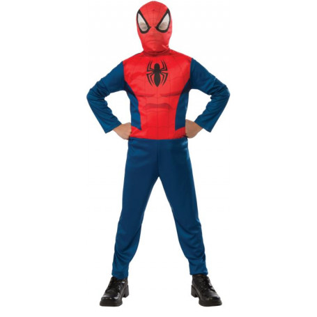 SPIDER-MAN CLASSIC COSTUME - SIZE 3-5 YRS
