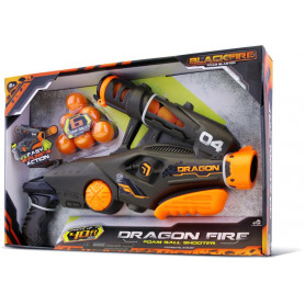 LANARD - BLACKFIRE DRAGONFIRE - BALL BLASTER WITH 6 BALLS