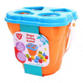 PLAYGO - SHAPE SORTING BUCKET - 12 PCS