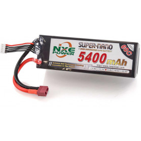 NXE 14.8v 5400mah 60c H/case Lipo w/Dean
