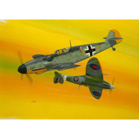 REVELL COMBAT SET BF109G-10 & SPITFIRE MK.V 1:72