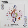 DIAMOND DOTZ DIAMOND ART - TREBLE CLEF 20 x 20 cm