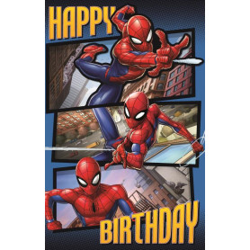 CARD - SPIDERMAN COMIC THREE
