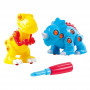 PLAYGO - DINO WORKSHOP CASE - T-REX & TRICERATOPS