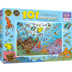 Masterpcs 101 Things to Spot Underwater Puzzle 101 pcs
