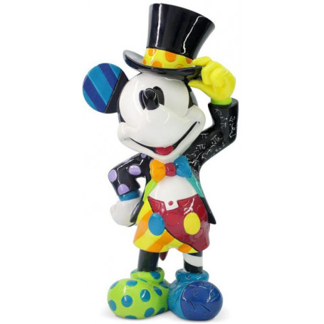 BRITTO - MICKEY MOUSE WITH TOP HAT LARGE FIGURINE
