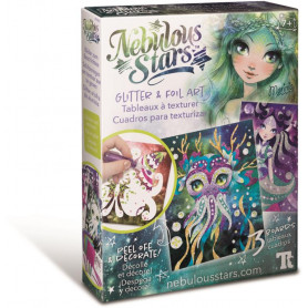 Nebulous Stars - Glitter & Foil Art