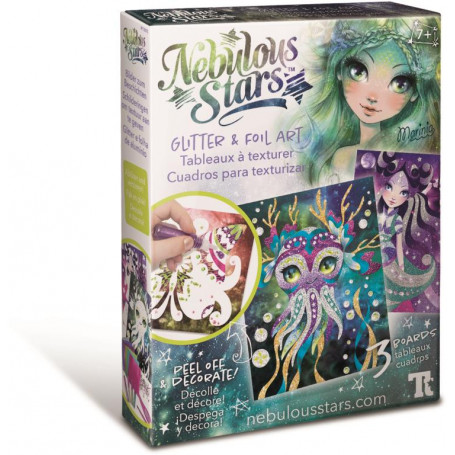 Nebulous Stars - Glitter & Foil Art