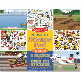 M&D - Reusable Sticker Pad - Vehicles