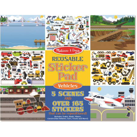 M&D - Reusable Sticker Pad - Vehicles