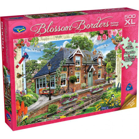 BLOSSOM BORDERS 500pcXL RAILWY
