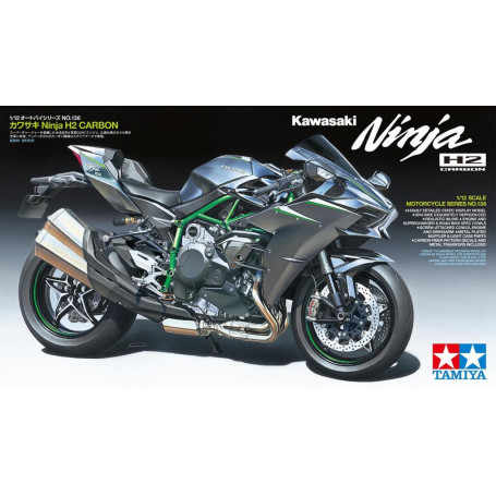 TAMIYA KAWASAKI NINJA H2 CARBON 1:12