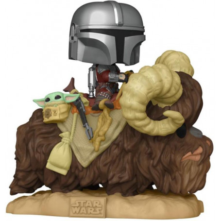 Star Wars: The Mandalorian on Bantha w/Child Pop!