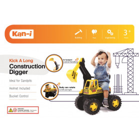 Kan-i Ride-On Construction Digger