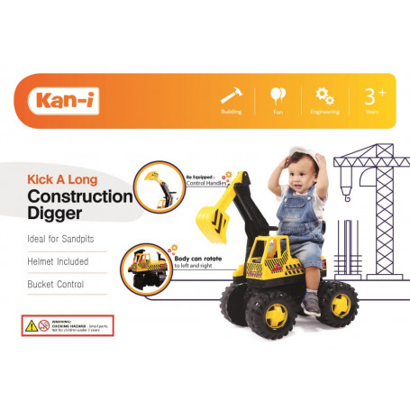 Kan-i Ride-On Construction Digger