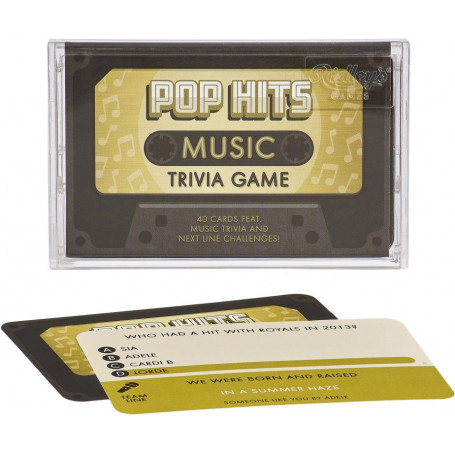 Greatest Hits Trivia Tape Quiz in CDU of 6