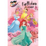 CARD - DISNEY PRINCESS WCLR CASTLE