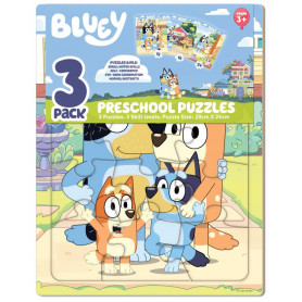 Bluey Frame Tray Puzzle 3pk