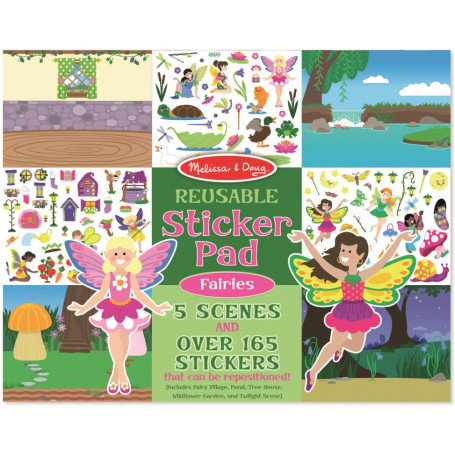 M&D - Reusable Sticker Pad - Fairies