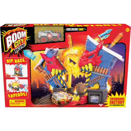 BOOM CITY RACERS S1 FIREWORKS FACTORY PLAYSET