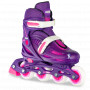 148 Adjustable Inline Skate PURPLE GLITTER  | MED 2-5