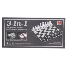 3-IN-1 FOLDING MAGNETIC CHESS