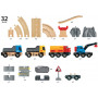 BRIO Set - Rail & Road Loading Set, 32 pieces