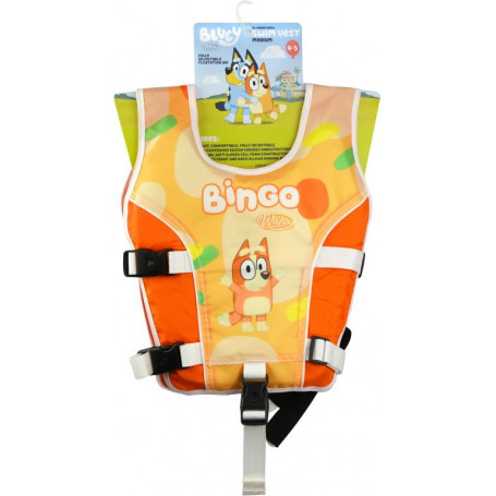 BLUEY SWIM VEST CHILD MEDIUM 25-30KG  
BINGO ORANGE