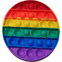 Pop It Fidget Toy RAINBOW Round  Asst