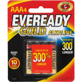 EVEREADY GOLD AAA 4PK (D200)