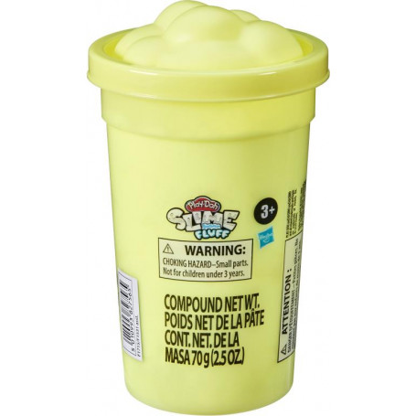PLAY-DOH FEATHERY FLUFF MEGA CAN YELLOW
