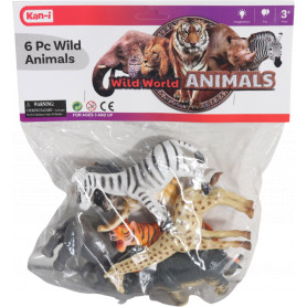 Kan-i Wild Animal Set 6pcs Asstd