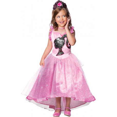 BARBIE PRINCESS DELUXE COSTUME - SIZE 4-6 YRS