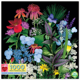 Eeboo - Puzzles 1000 Pc Puzzle-Summer Garden