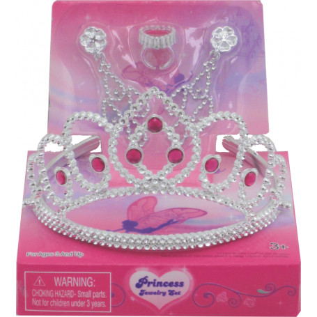 Princess Tiara & Jewellery Set