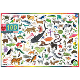 eeboo - 100 Pc Beautiful World